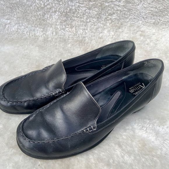 CLARKS artisian comfort shoes loafers 9 - Picture 3 of 4